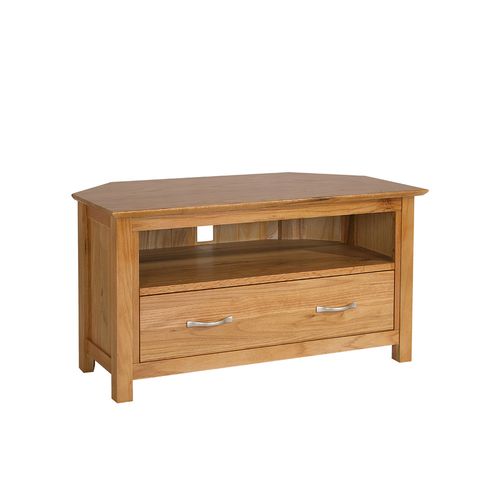New Dorset Oak Furniture Dorset Oak Corner TV Unit 912.005