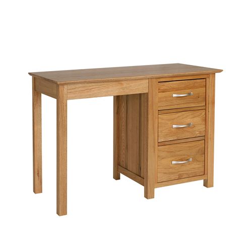 New Dorset Oak Furniture New Dorset Oak Single Desk 912.018