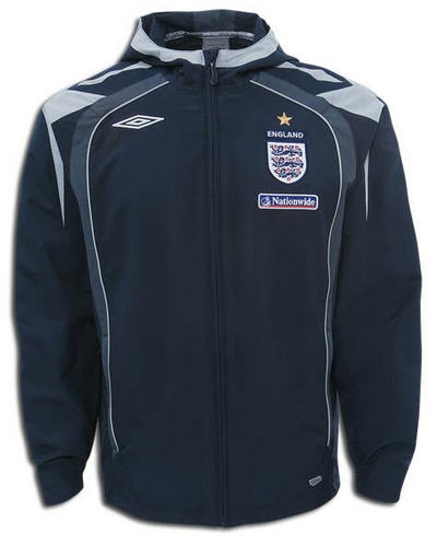 NEW England kit Umbro 08-09 England Training Shower Jacket (navy)