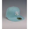 New Era New York Yankees Cap (Blue Tint/White)
