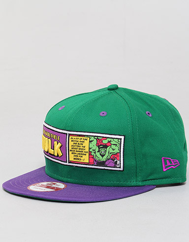 New Era Comic Panel Hulk 9Fifty Snapback cap -
