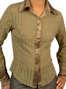 New Flower chiffon blouse