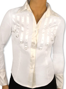 New Flower Stretch Blouse