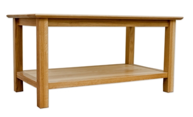 New Forest Oak Coffee Table with Shelf