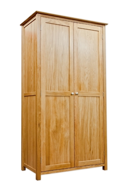 New Forest Solid Oak Double Wardrobe
