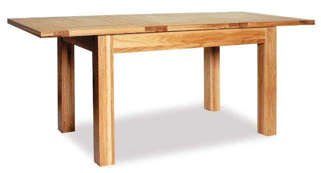 Solid Oak Small Extending Dining Table