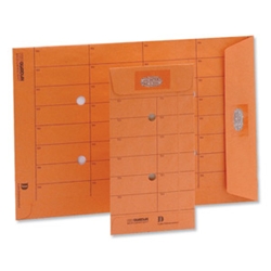 Internal Pocket Orange Envelopes DL