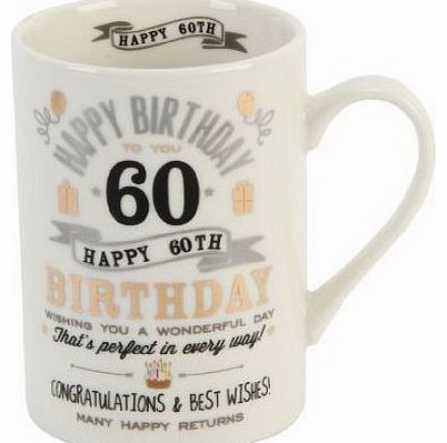 Signography 60th Birthday Gift Mug (CM24560)