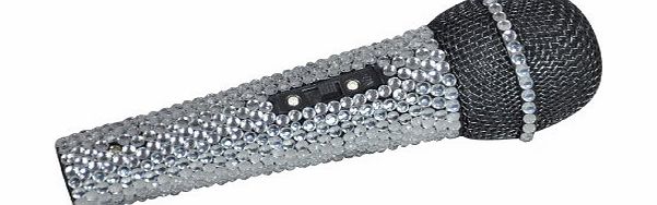 New Jersey Sound Corp karaoke microphone crystal effect silver