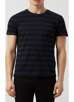 New Look 2 Pack Navy Stripe T-Shirts 3221464