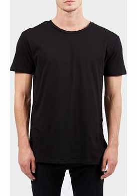 New Look Black Basic Longline Crew Neck T-Shirt 3227924