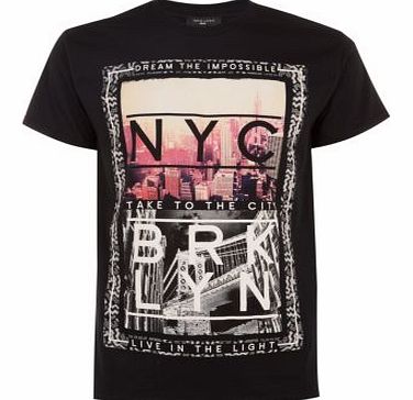 New Look Black NYC T-Shirt 3227838