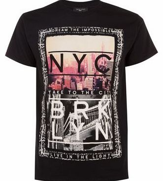 New Look Black NYC T-Shirt 3227841