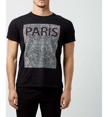 New Look Black Paris Animal Print T-Shirt 3260014