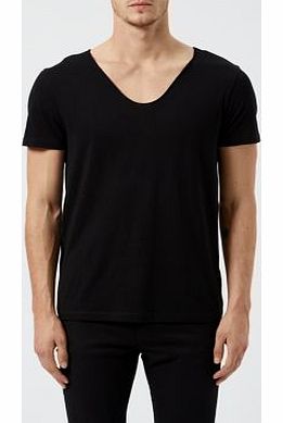 New Look Black V Neck T-Shirt 3141007