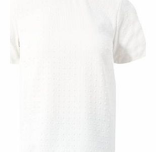 New Look Cream Textured T-Shirt 3250249