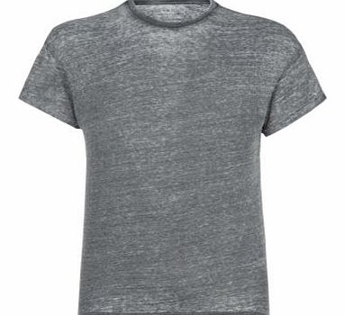 New Look Grey Burnout T-Shirt 3142579