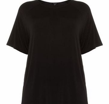 New Look Inspire Black Wide Sleeve Slouchy T-Shirt 3128938