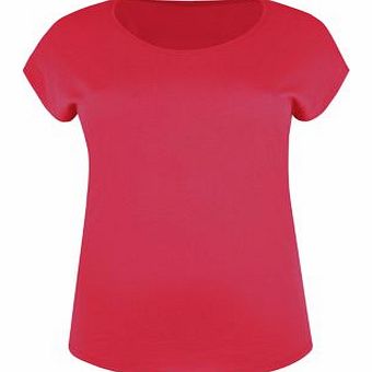 New Look Inspire Neon Pink Plain T-Shirt 3269619