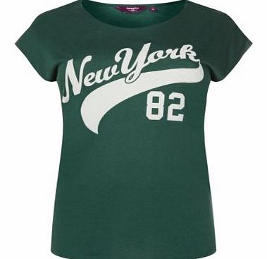 New Look Inspire Teal New York 82 T-Shirt 2975794