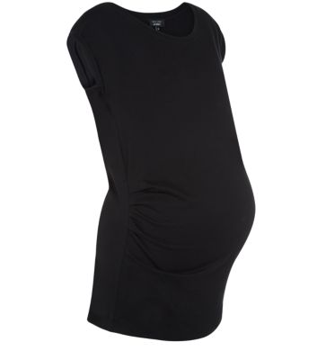 New Look Maternity Black V Neck T-Shirt 3198424