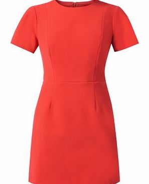 Orange Fitted T-Shirt Dress 3132556