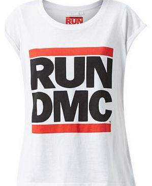 New Look Petite White Run DMC T-Shirt 3210379
