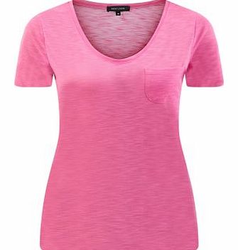 New Look Pink Pocket Front T-Shirt 3228305