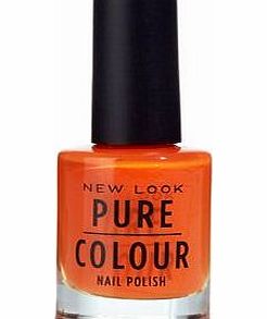 New Look Pure Colour Bright Orange Nail Polish 3260116