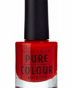 New Look Pure Colour Dark Red Nail Polish 3260110