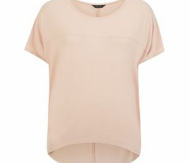 New Look Shell Pink Plain Oversized T-Shirt 3321384