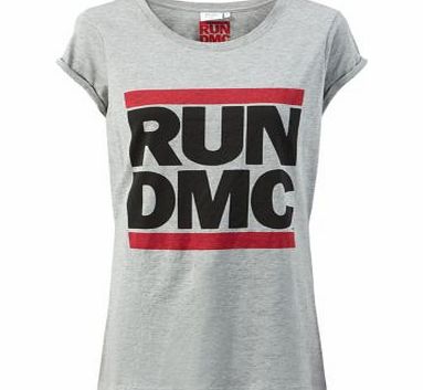 New Look Tall Tall Grey Run DMC T-Shirt 3212584