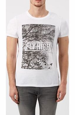 New Look White Fly High T-Shirt 3320505