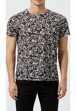 New Look White Leaf Print T-Shirt 3234301