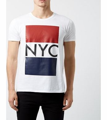 New Look White NYC T-Shirt 3267420
