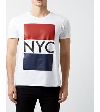 New Look White NYC T-Shirt 3267421