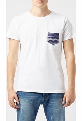 New Look White Printed Pocket T-Shirt 3227855