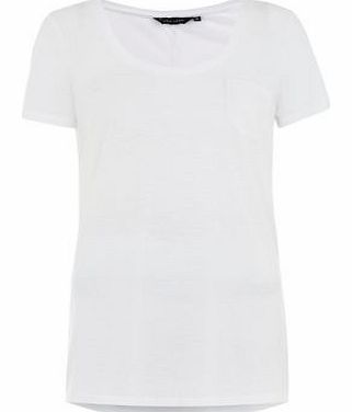 New Look White Seam Back T-Shirt 3209511