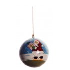 New Overseas Traders Hand Painted Fun Christmas Tree Bauble 3