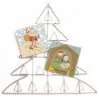 New Overseas Traders Silver Christmas Tree Card Holder