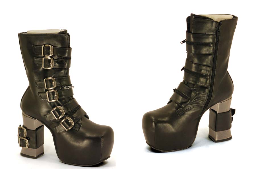 New Rock Boots - 45685 - Black Nappa