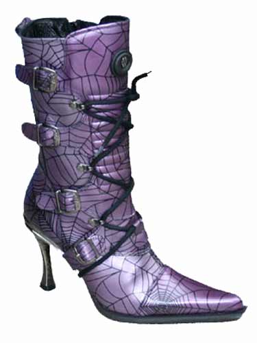 New Rock Boots - 9373 - Purple Web