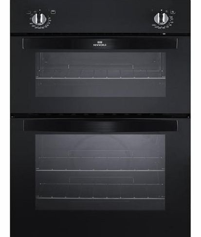New World Built-in Single Gas Oven Grill FSD Black