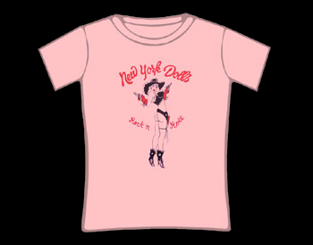 New York Dolls Cow Girl Skinny T-Shirt