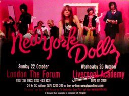 NEW YORK DOLLS UK Tour 2006 Music Poster