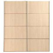 New York Large Wardrobe, Maple Effect