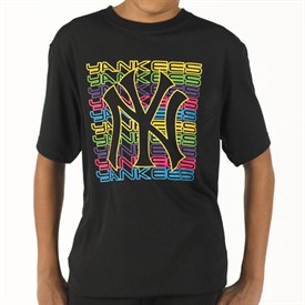 New York Yankees NYY Junior Buick T-Shirt Black