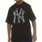 New York Yankees NYY Junior T-Shirt Black