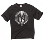 New York Yankees NYY Mens Intruder Two Pack T-Shirt Grey/Black