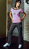 Yankees Womens Scoop Neck Top
